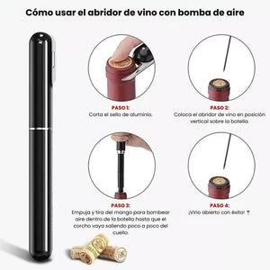 AirePop | Saca-rolhas de Pressão de Ar