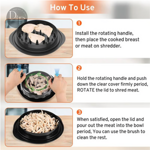 Featherease - carne desfiada em segundos!
