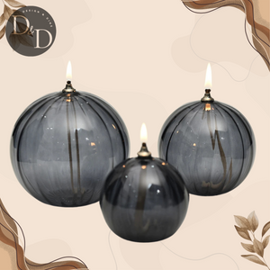 Vela fumada - Disponível em três tamanhos