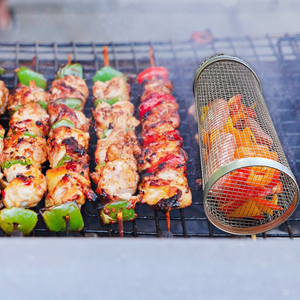 Cesta para BBQ - Não mais alimentos a cair pela grelha