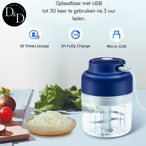 ChopMate – Mini picadora elétrica de legumes