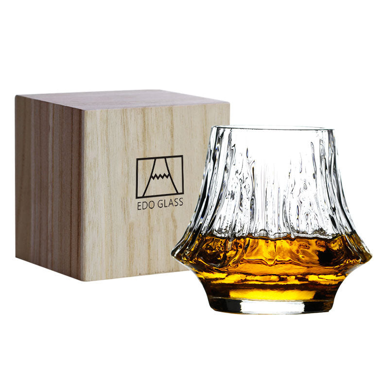 Fuji - Vaso de Whisky Japonês Feito à Mão