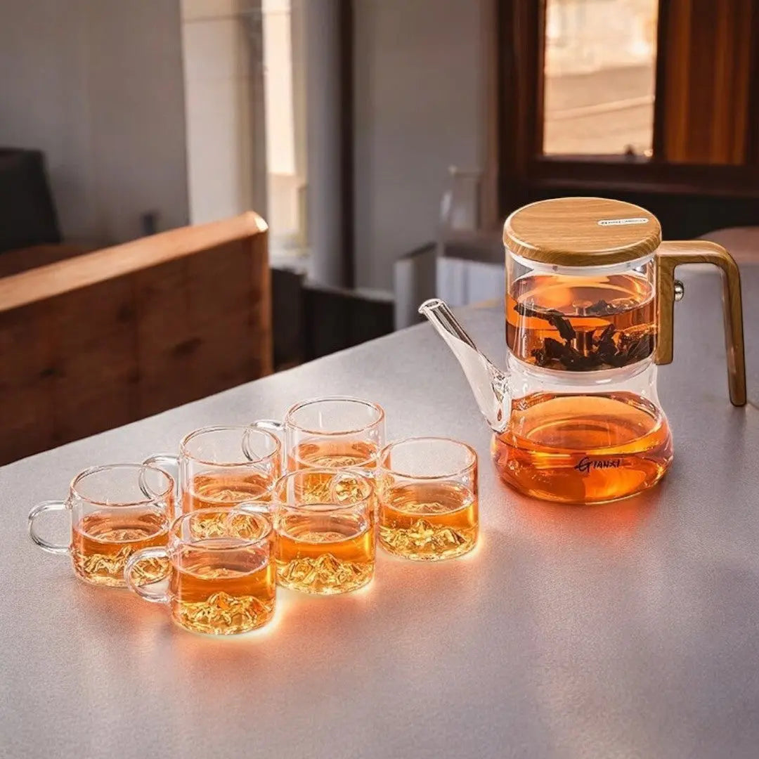 Chaleira Magnética de Vidro Borosilicato Gianixi
