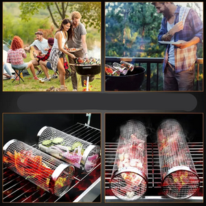 Cesta para BBQ - Não mais alimentos a cair pela grelha