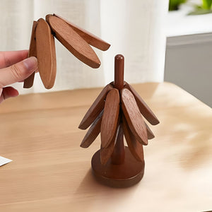 Trivetes de Madeira Dobráveis | Conjunto de 3 Peças