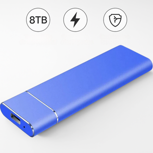 Disco Rígido Externo 8TB Portátil, Alta Velocidade