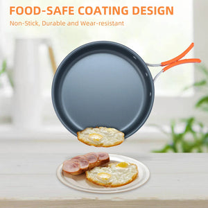 CampFire Cuisine - Jogo de utensílios e louça de camping de 17 peças