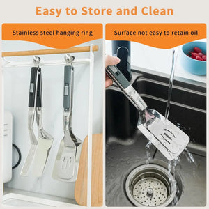 Pinças BBQ 2 em 1 Grip e Flip