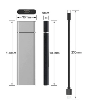 Disco Rígido Externo 8TB Portátil, Alta Velocidade