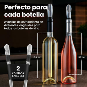 VineChill™ | Arrefecedor e Aerador de Vinho – Temperatura Perfeita Sempre 1+1 GRÁTIS