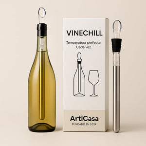 VineChill™ | Arrefecedor e Aerador de Vinho – Temperatura Perfeita Sempre 1+1 GRÁTIS