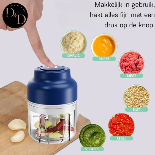 ChopMate – Mini picadora elétrica de legumes