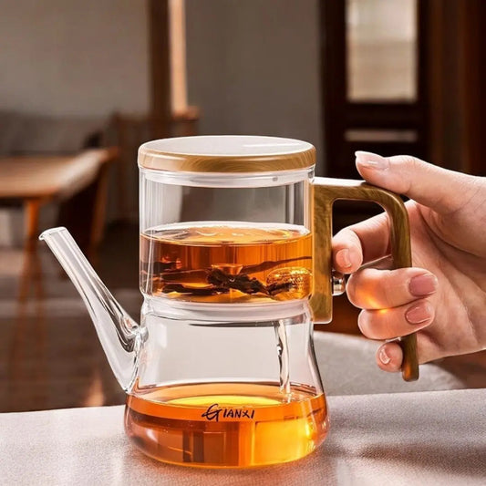 Chaleira Magnética de Vidro Borosilicato Gianixi