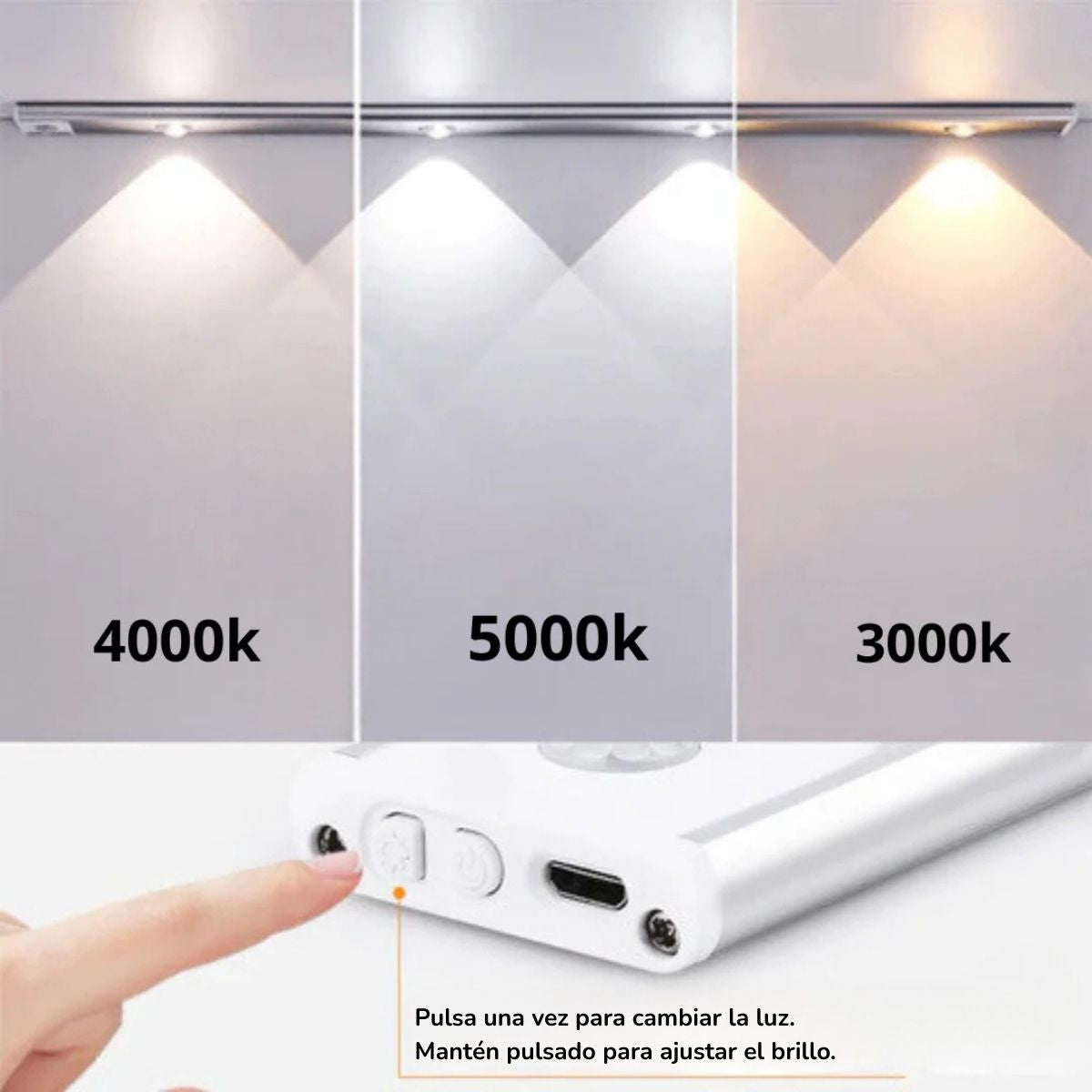 Nora | Lâmpada LED Sem Fios com Sensor de Movimento