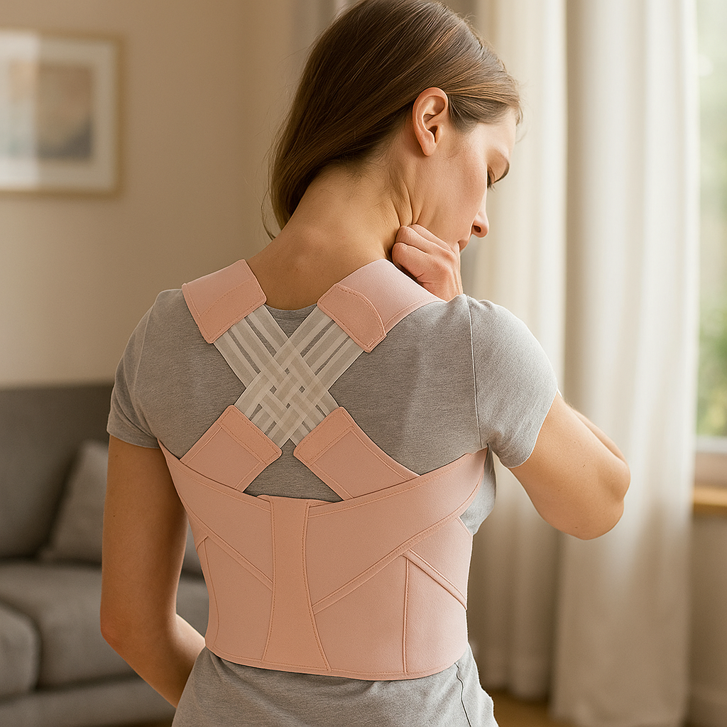 Corrector de Postura Cervical Ergonómico, Ajustável