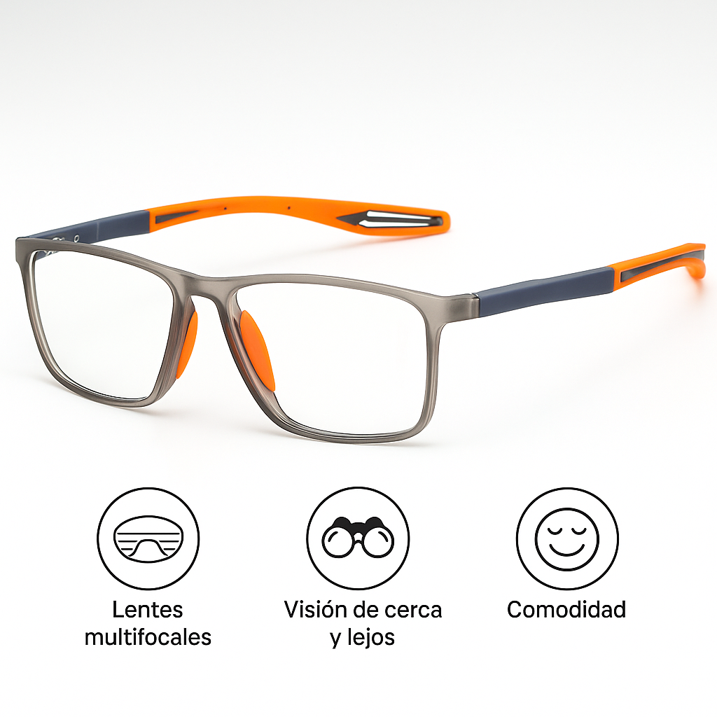 Óculos de Leitura Ultraligeiros Multifuncionais Perto e Longe