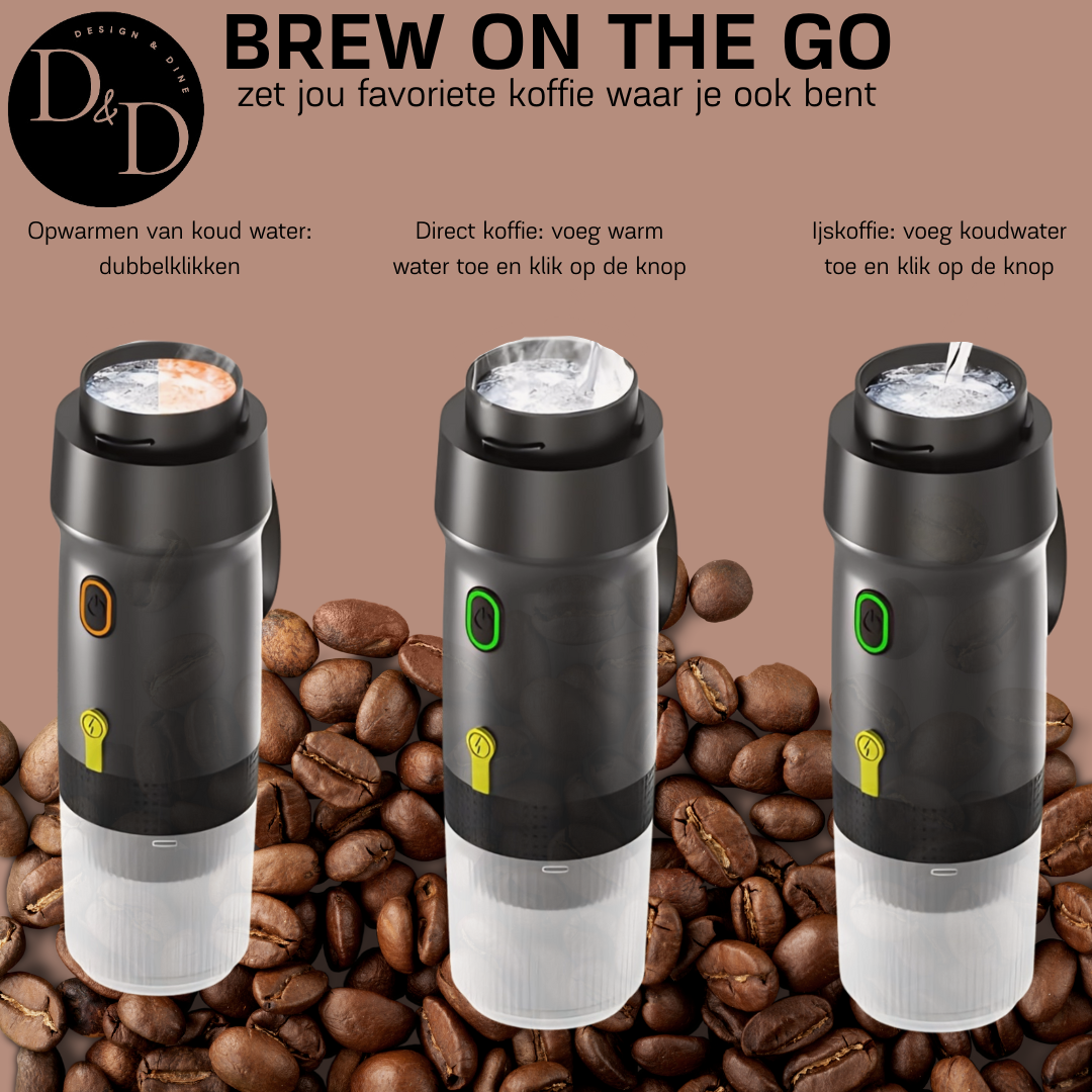 Brew on the go - cafeteira sem fios
