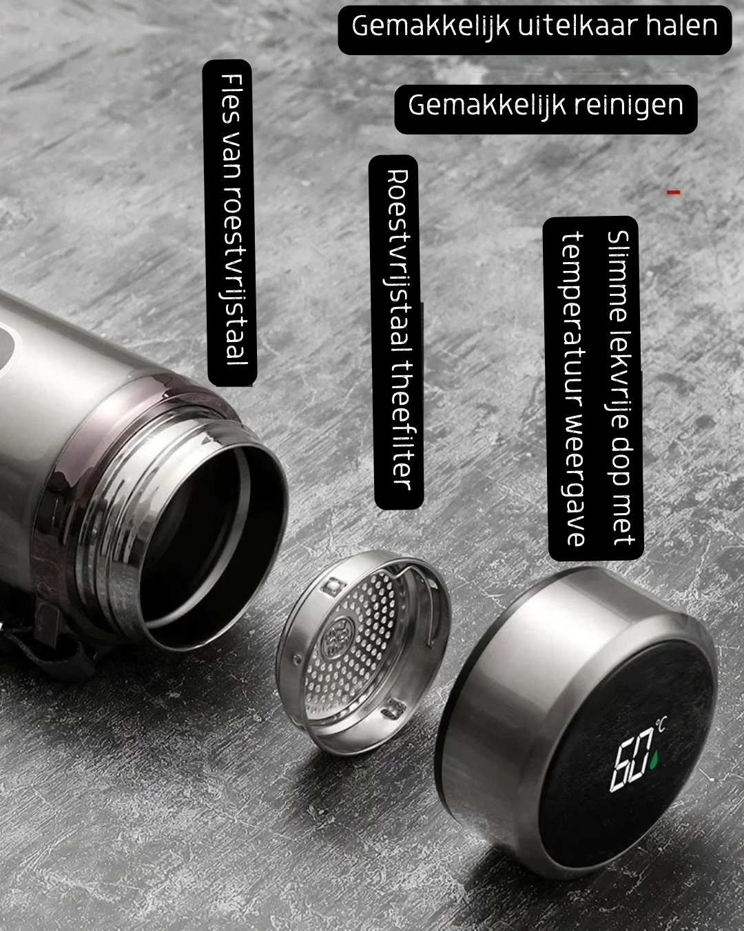 TEMP'on Garrafas Térmicas com filtro integrado