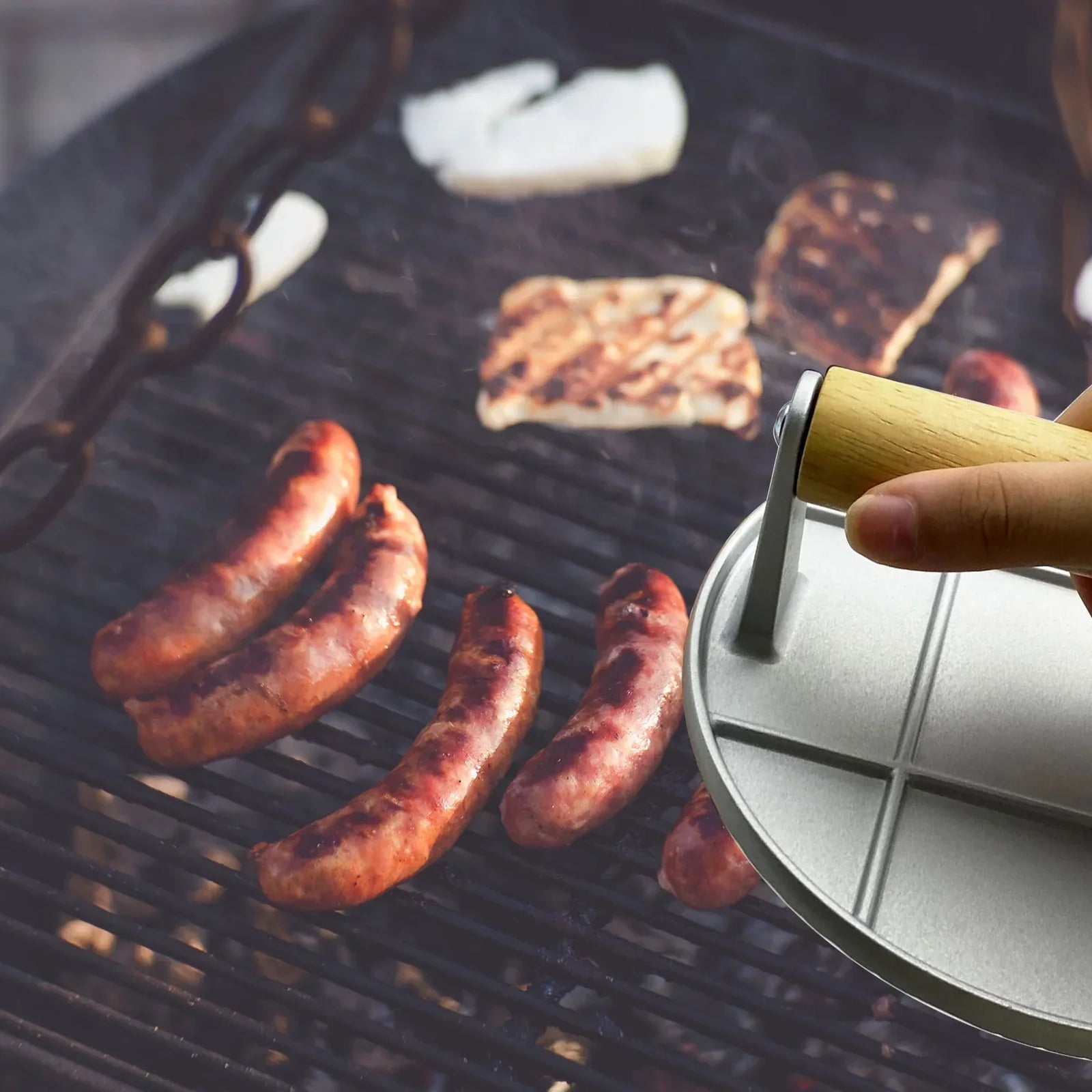 Prensa SmashBurger – Aplasta na grelha como um PRO