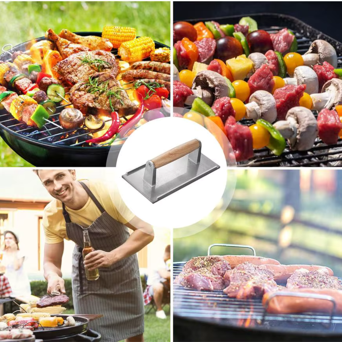 Peso de hambúrguer premium – Para hambúrgueres perfeitos todas as vezes!