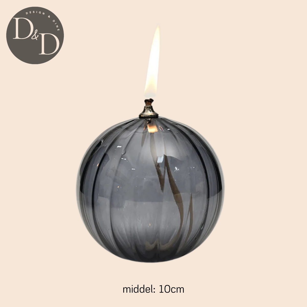 Vela fumada - Disponível em três tamanhos