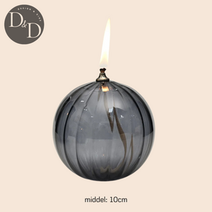 Vela fumada - Disponível em três tamanhos