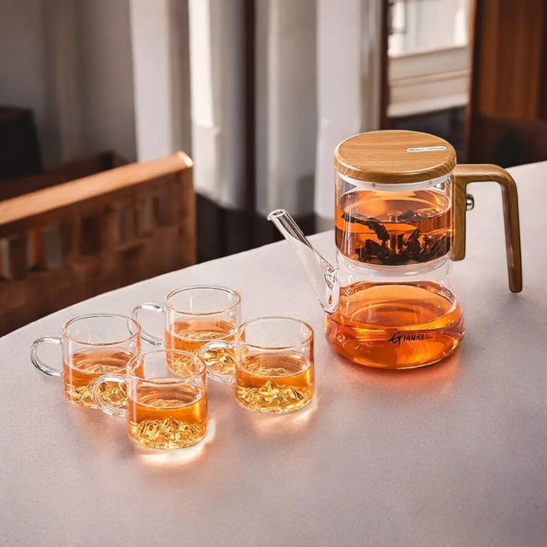 Chaleira Magnética de Vidro Borosilicato Gianixi