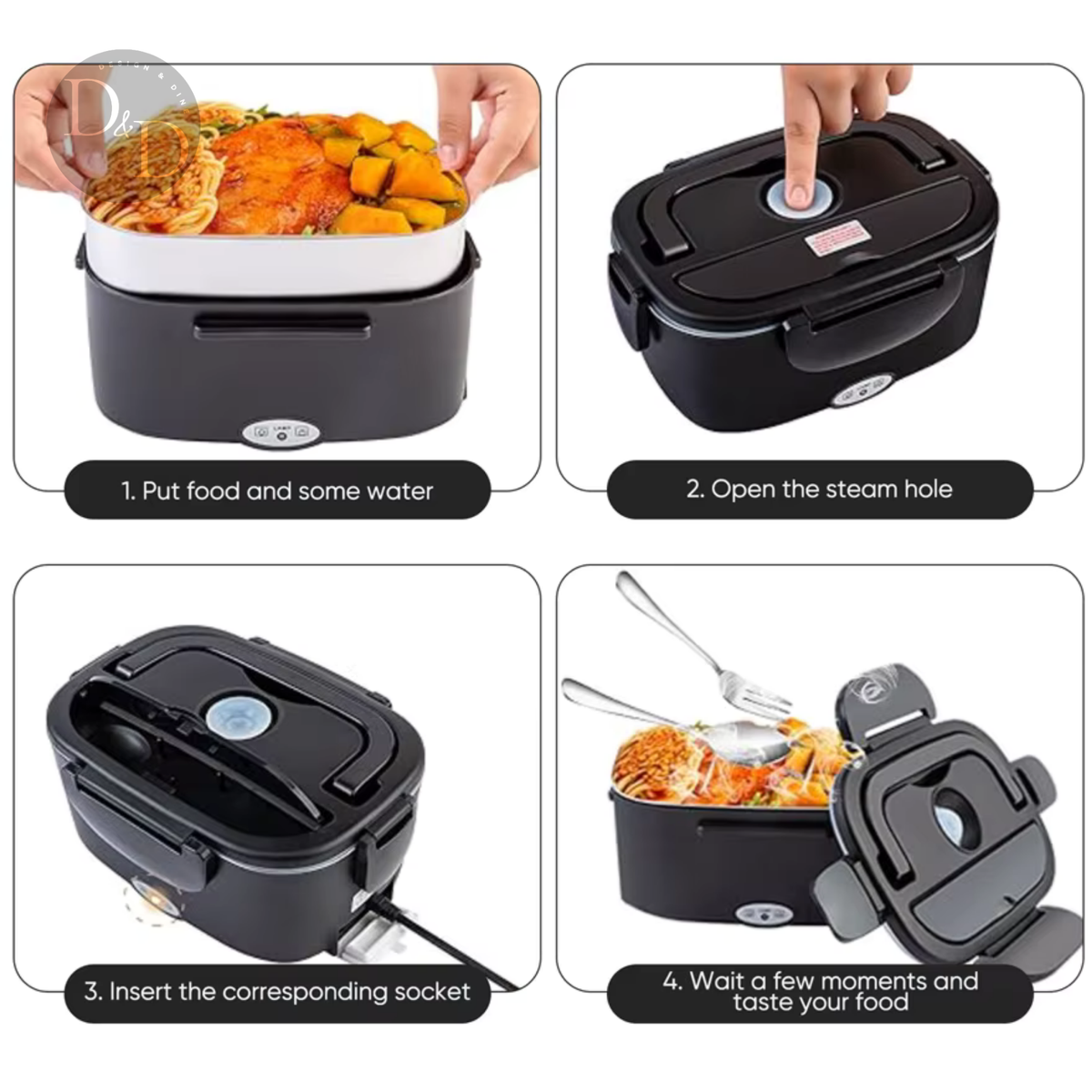 Calienta e Come - Lancheira elétrica aquecida