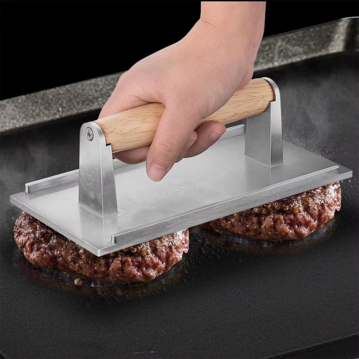 Peso de hambúrguer premium – Para hambúrgueres perfeitos todas as vezes!