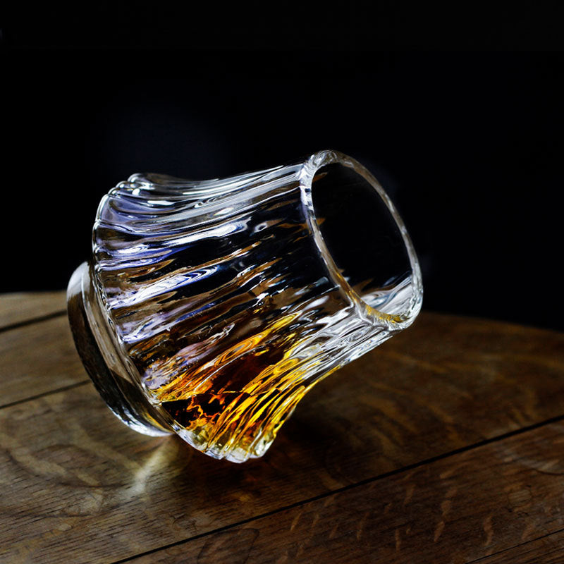 Fuji - Vaso de Whisky Japonês Feito à Mão