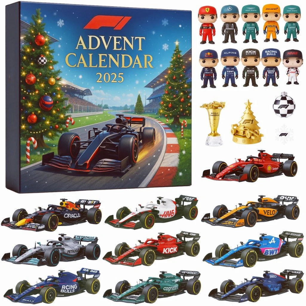 🎄 Calendário de Advento F1 Racing 2025 – Edição de Colecionador