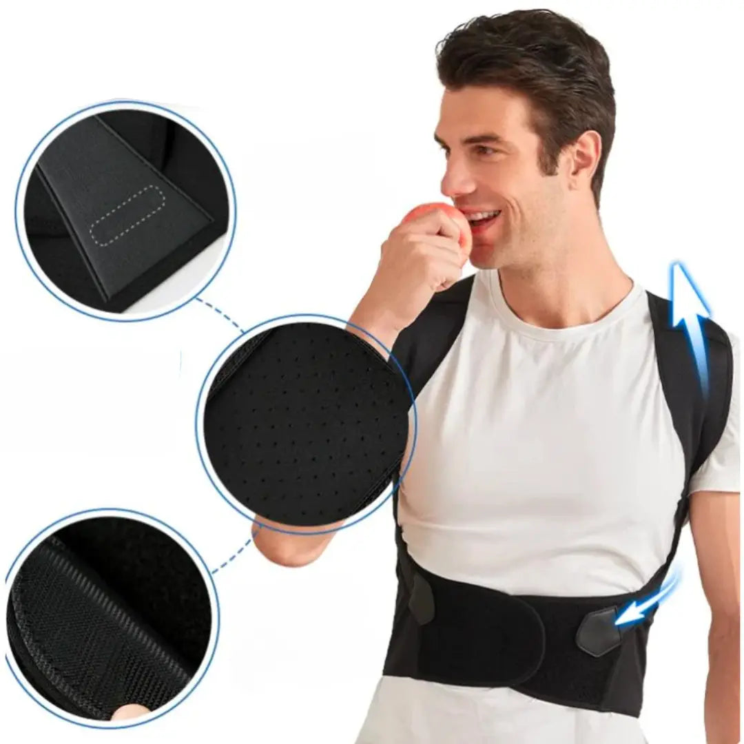 Corrector de Postura Cervical Ergonómico, Ajustável