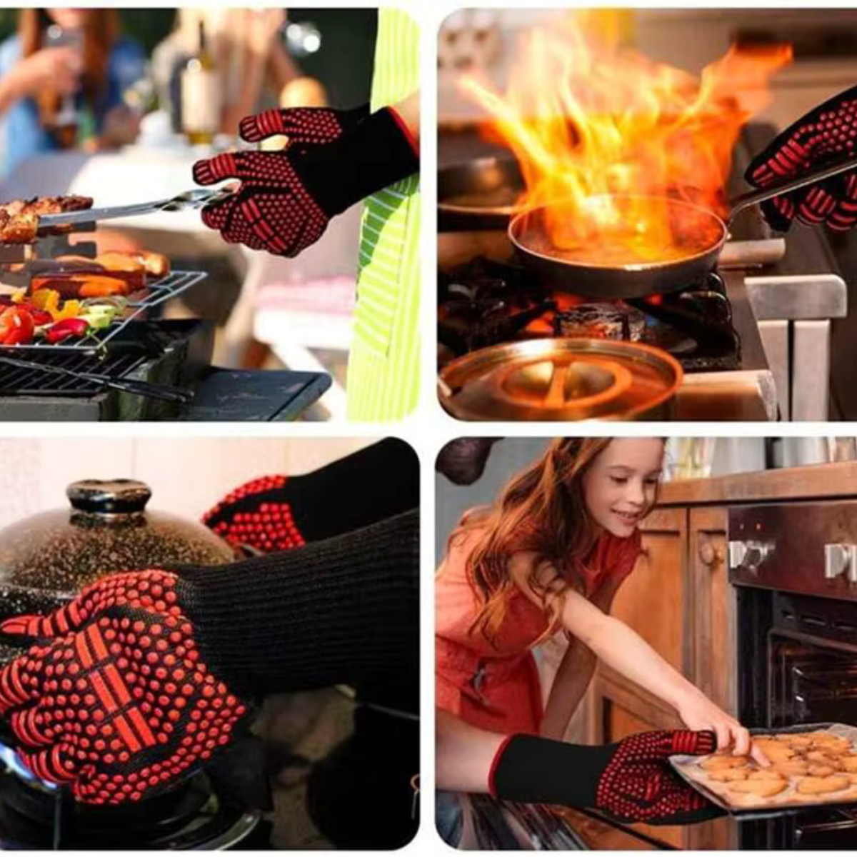 FireGuard - Luvas de BBQ até 800°C