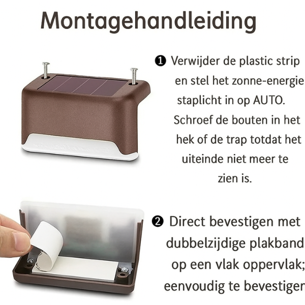 LumiStep - Lâmpadas LED solares sem fios