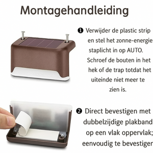 LumiStep - Lâmpadas LED solares sem fios