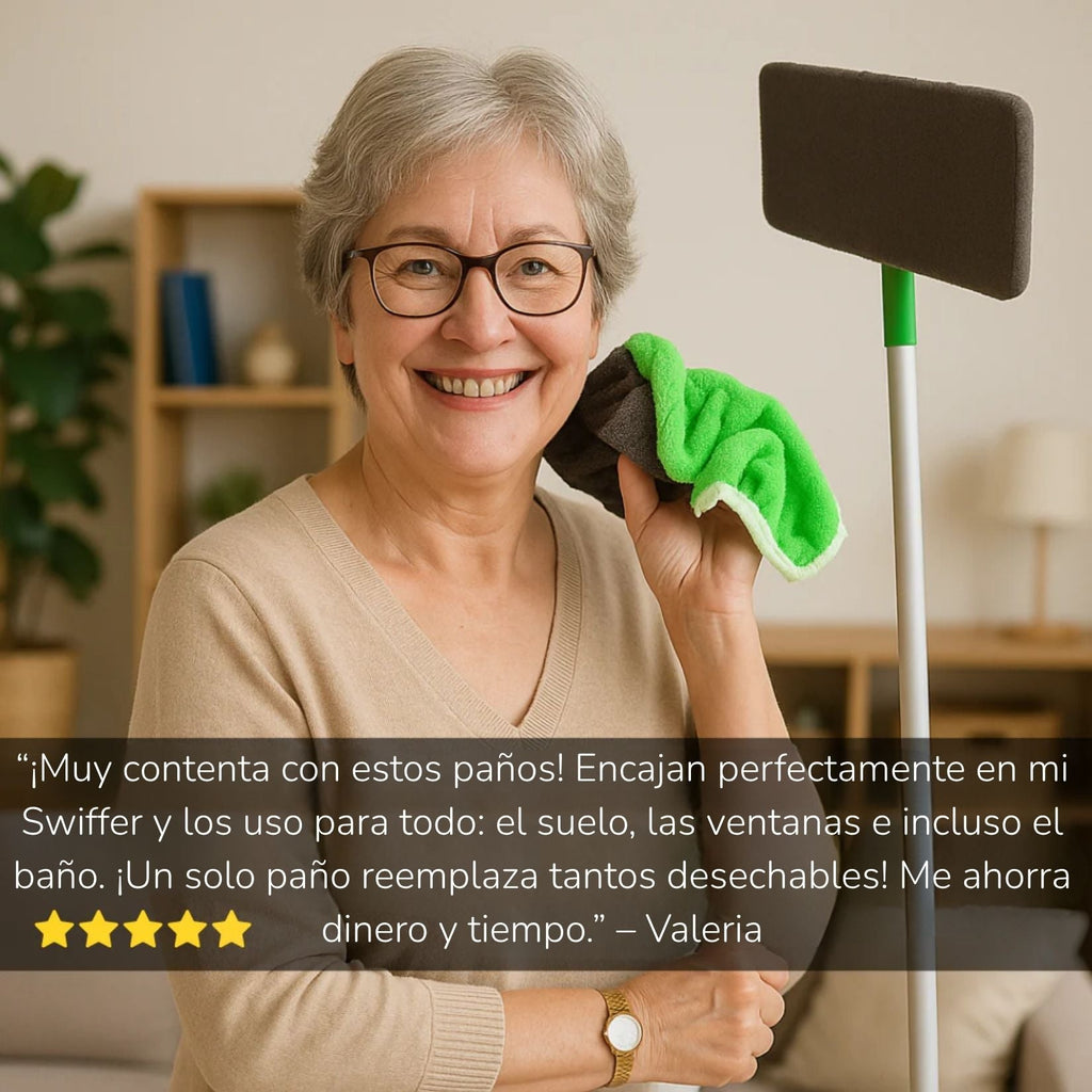 EcoFrega - Panos Reutilizáveis para Swiffer | Compra 2 e LEVA 2 GRÁTIS