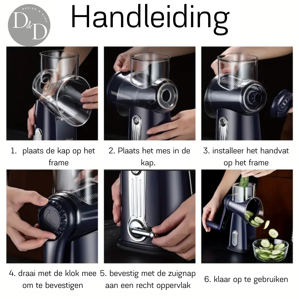 Trituradora retorcida - 5 em 1 processador de cozinha