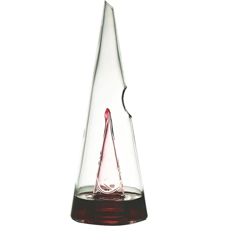 PirâmideCristal | Decantador de Vinho Transparente