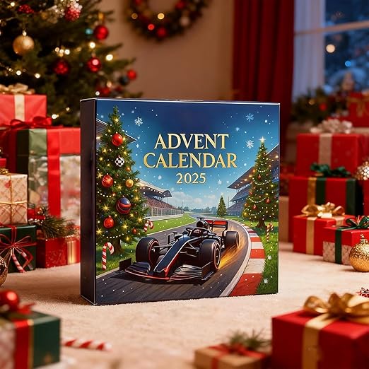 🎄 Calendário de Advento F1 Racing 2025 – Edição de Colecionador