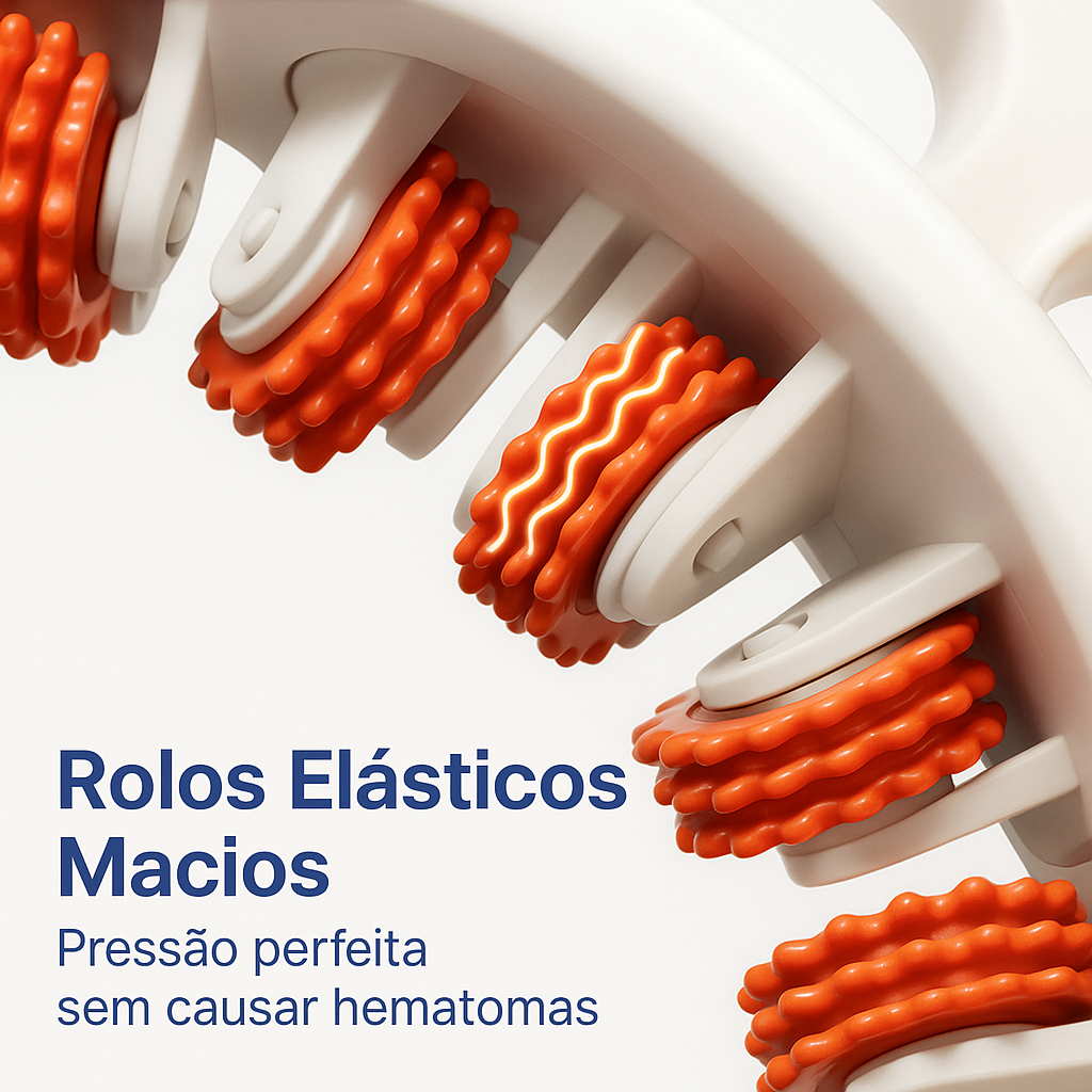 Drena Roller – Massajador Linfático para Lipedema e Celulite