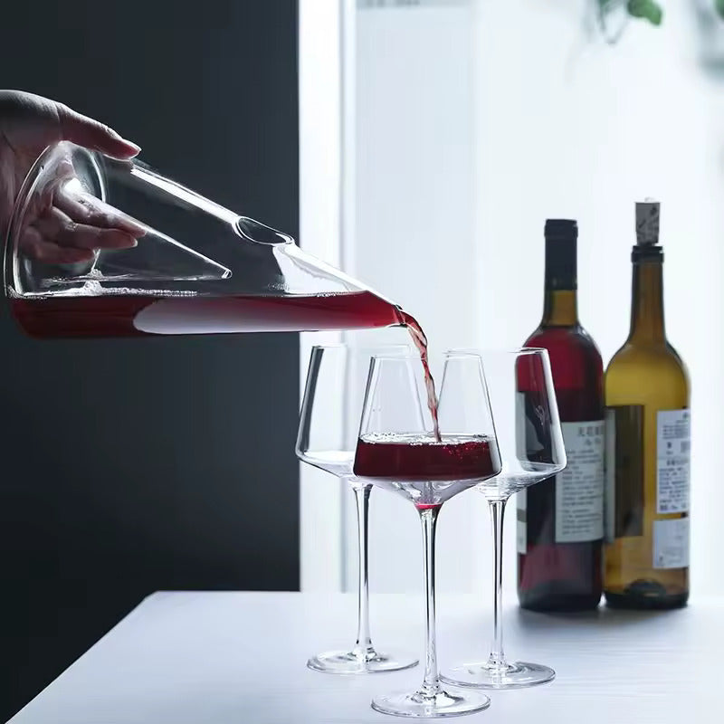 PirâmideCristal | Decantador de Vinho Transparente