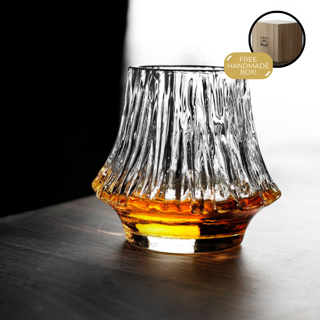 Fuji - Vaso de Whisky Japonês Feito à Mão
