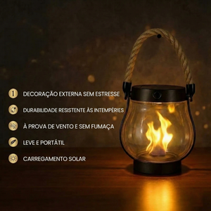 Barois | Lâmpada de Mesa Solar LED Sem fios para Exterior