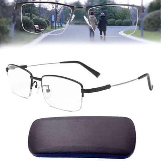 Óculos Progressivos Inteligentes com Lentes Fotocromáticas