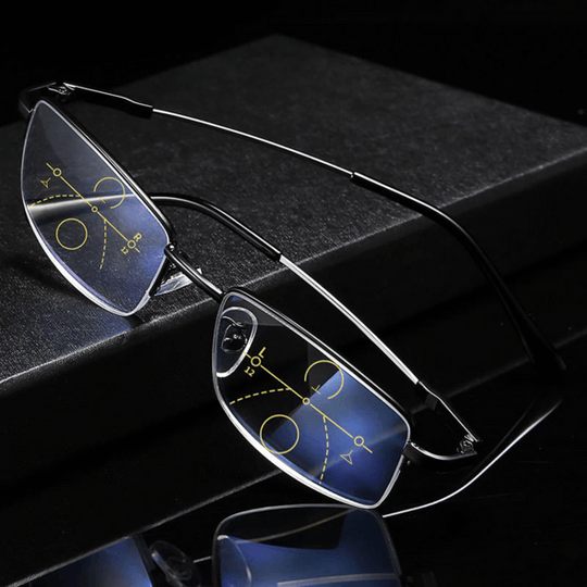 Óculos Progressivos Inteligentes com Lentes Fotocromáticas