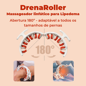 Drena Roller – Massajador Linfático para Lipedema e Celulite