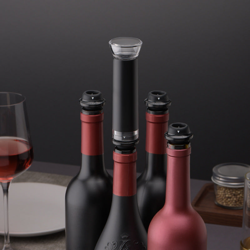Saca-Rolhas Elétrico Automático - Abridor de Vinho Recarregável USB com Cortacápsulas