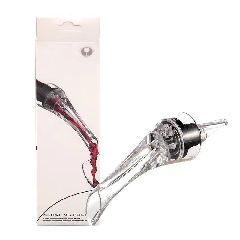 Decantador Aireador de Vinho Instantâneo - Vertedor Antigoteo Oxigenador Profissional