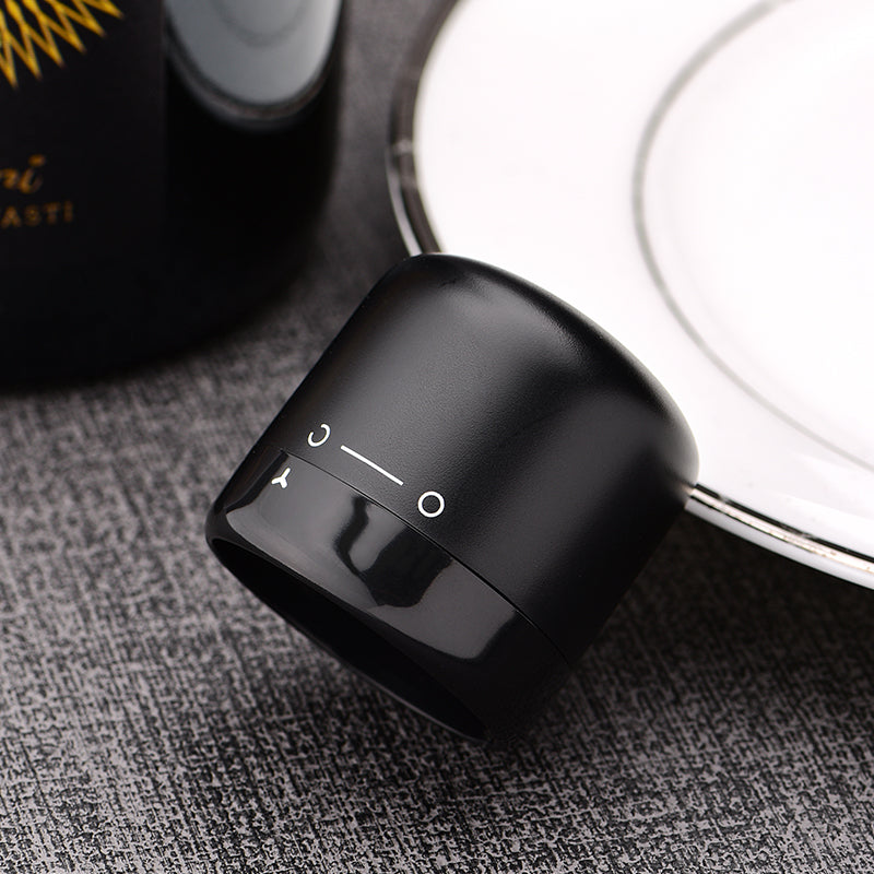 Tampão a Vácuo para Vinho e Champanhe - Selador Hermético Reutilizável Twist-Lock