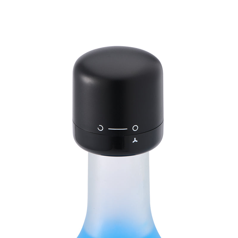 Tampão a Vácuo para Vinho e Champanhe - Selador Hermético Reutilizável Twist-Lock